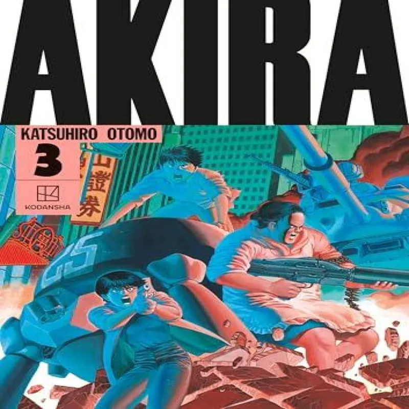 Katsuhiro Otomo Akira Hardcover Collection 3 Hardback Book Multicolor
