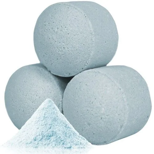 Kdmd 1.3Kg Box of Chill Pills (Mini Bath Bombs) - Baby Powder in Blue - Blue