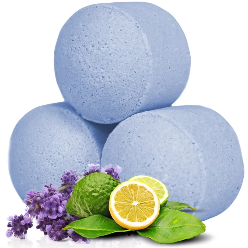 Kdmd 1.3Kg Box of Chill Pills (Mini Bath Bombs) - Bergamot & Lavender in Blue Blue