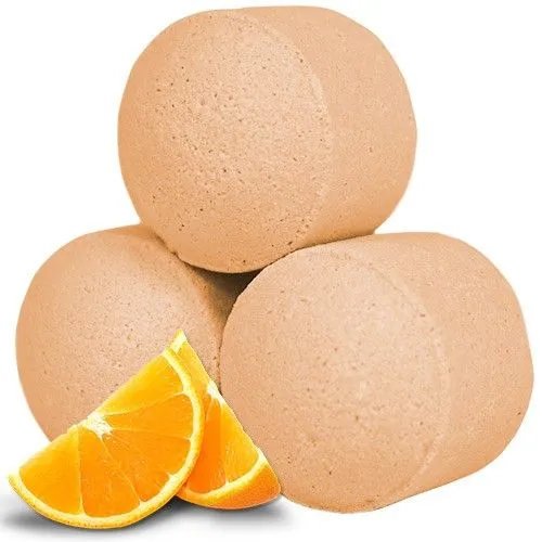 Kdmd 1.3Kg Box of Chill Pills (Mini Bath Bombs) - Fresh Oranges in Orange Orange