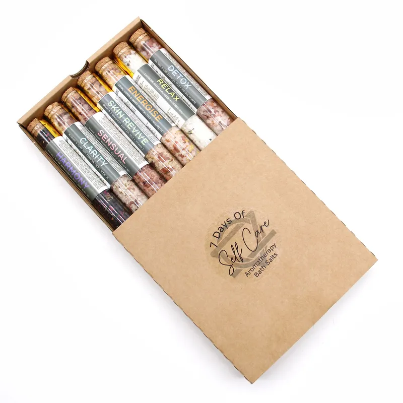 Kdmd Bath Salts in Vials - Gift Pack of 7 in White - White - Size: One Size