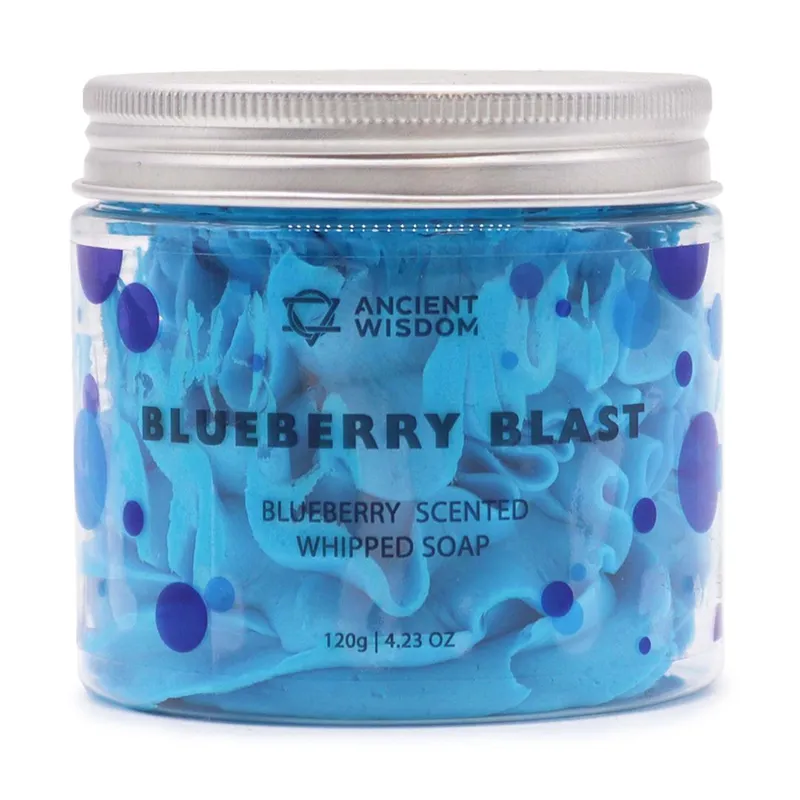 Kdmd Unisex Blueberry Whipped Soap 120g in Blue Blue One Size female