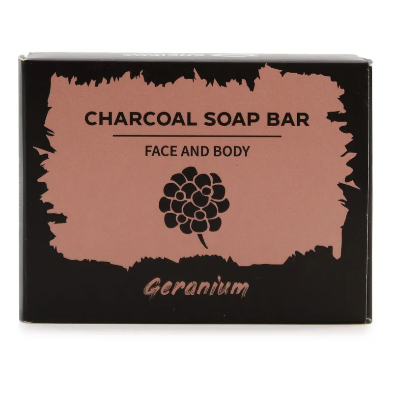 Kdmd Charcoal Soap 85g - Geranium in Brown Brown