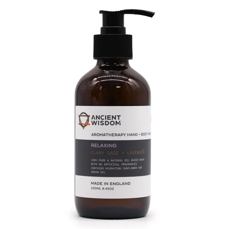 Kdmd Clary Sage & Lavender Hand & Body Wash 250ml in Black - Black