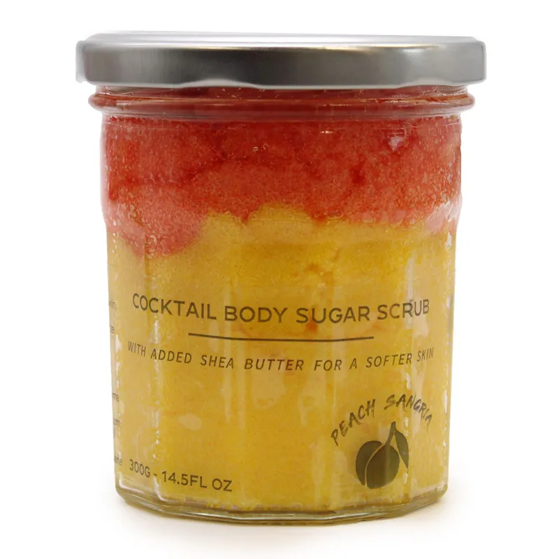 Kdmd Fragranced Sugar Body Scrub - Peach Sangria 300g in Orange Orange