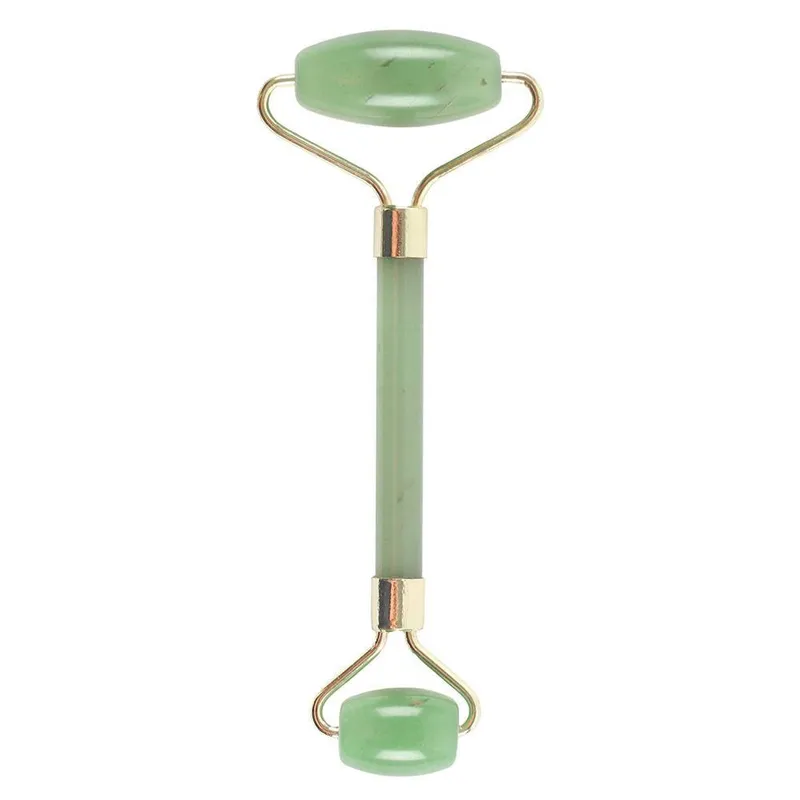 Kdmd Gemstone Face Roller - Jade in Green - Green - Size: One Size