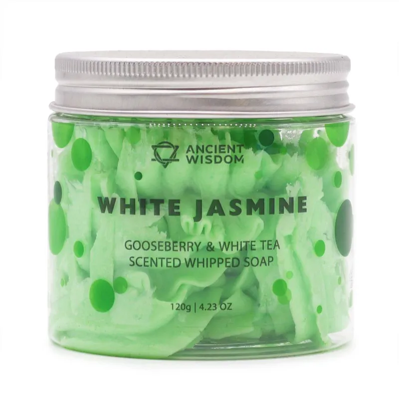 Kdmd Gooseberry & White Tea Whipped Soap 120g in Green - Green