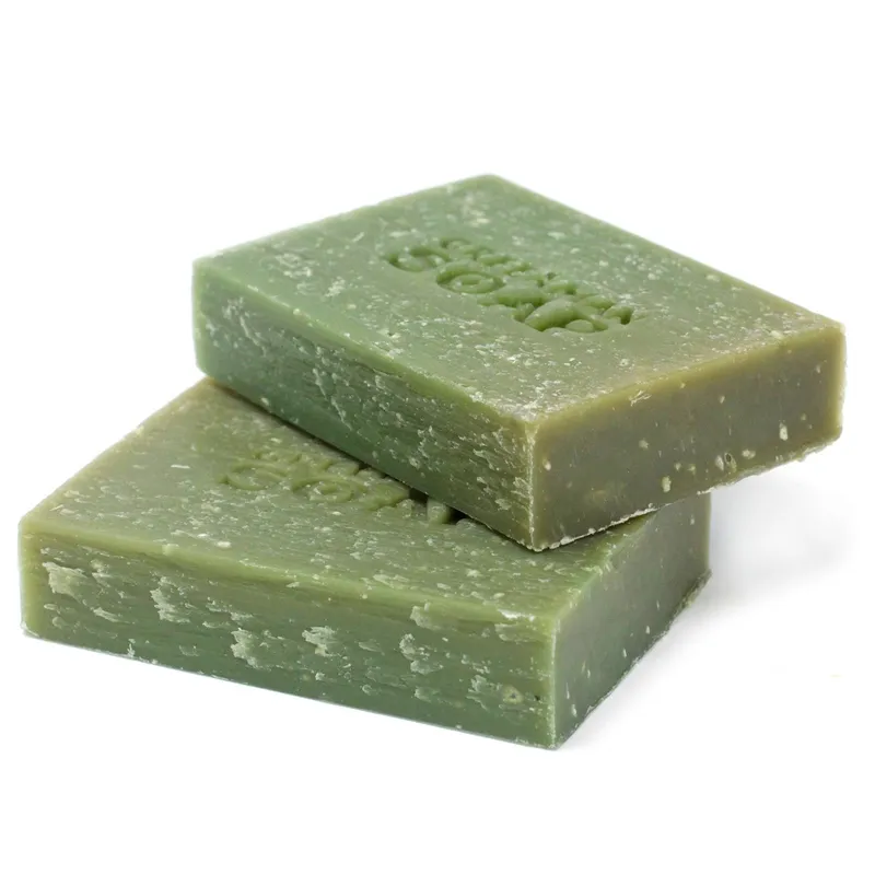 Kdmd Greenman Soap Slice 100g - Gardener's Scrub in Green Green