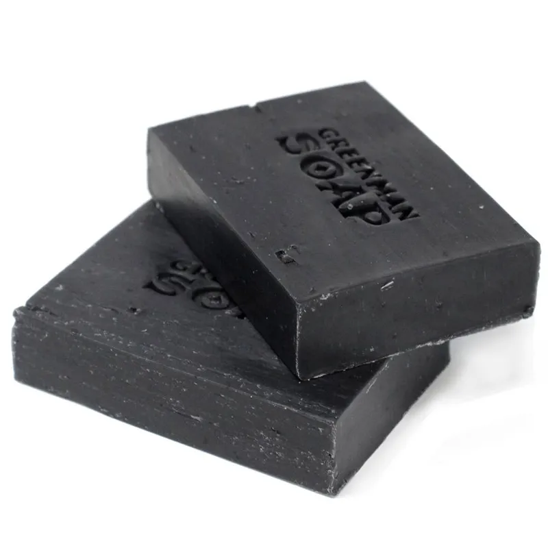 Kdmd Greenman Soap Slice 100g - Manly Man in Black Black