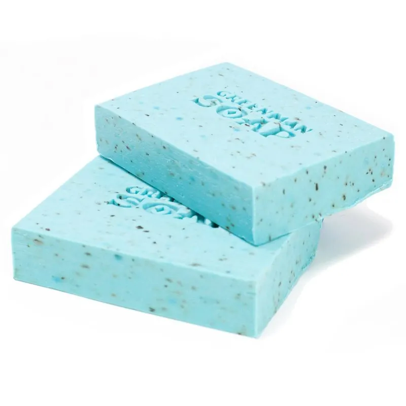 Kdmd Greenman Soap Slice 100g - Morning Fresh in Teal Teal