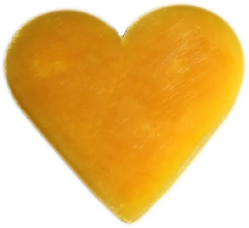 Kdmd Heart Guest Soap - Orange & Warm Ginger - (Set of 10) in Yellow - Yellow