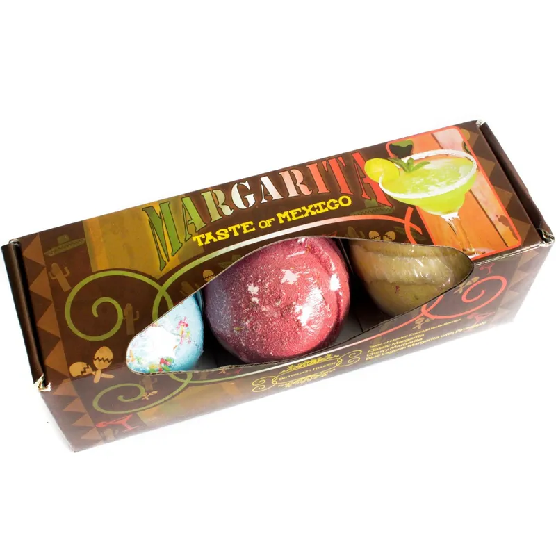 Kdmd Set of Three Margarita Bath Bombs Multicolor