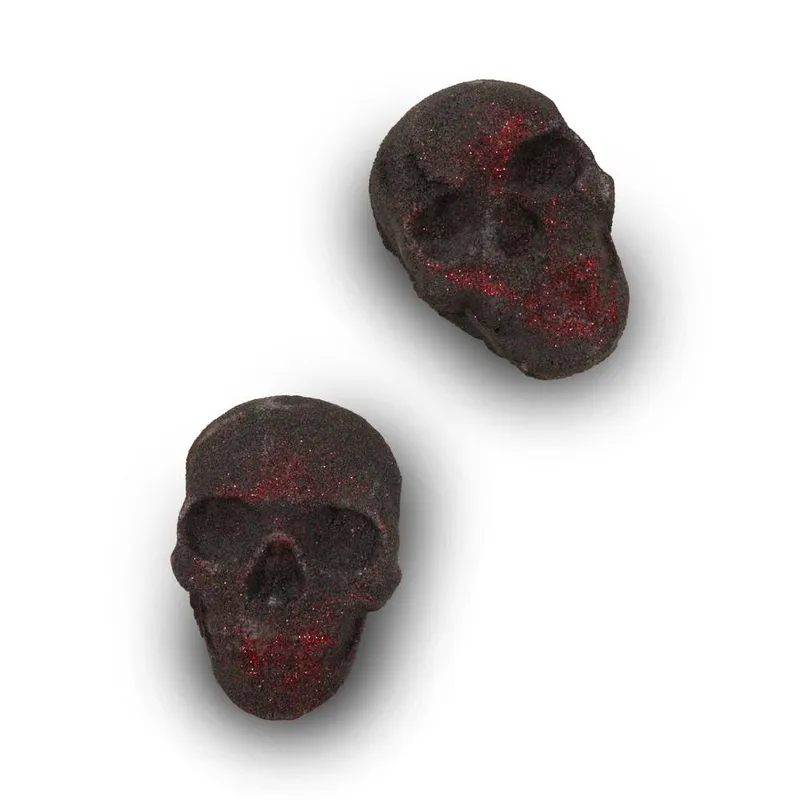 Kdmd Skull Halloween Bath Bomb 40g in Black - Black - Size: One Size