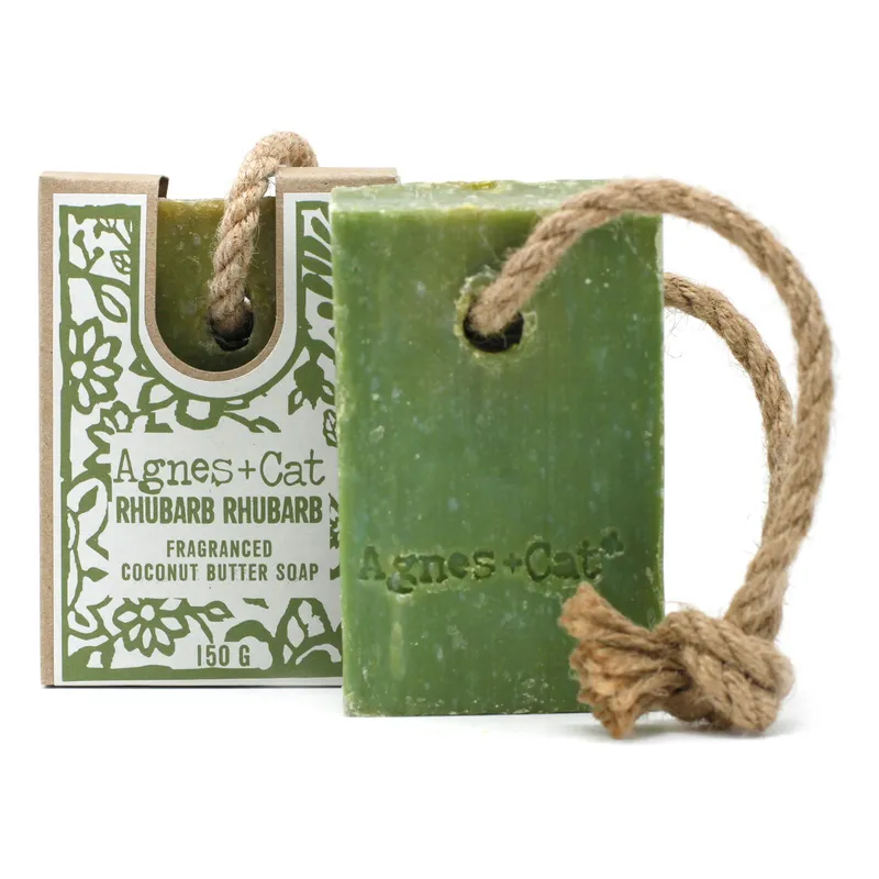 Kdmd Unisex Soap On A Rope - Rhubarb Rhubarb in Green Green female
