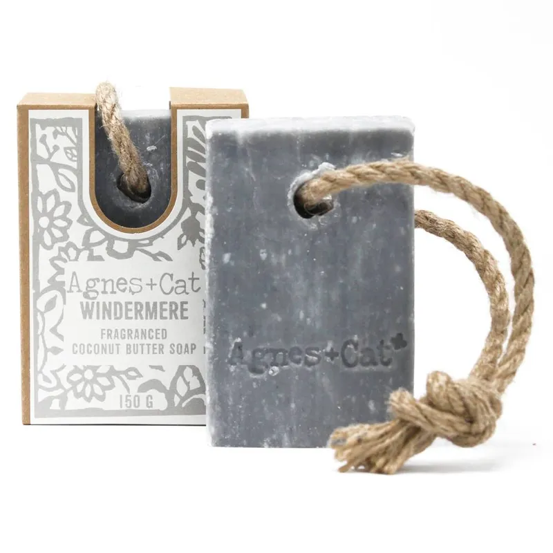 Kdmd Soap On A Rope - Windermere in Grey - Grey