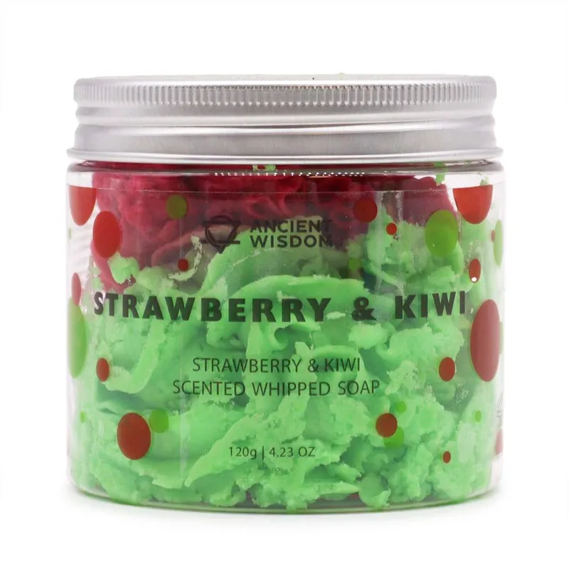 Kdmd Strawberry & Kiwi Whipped Soap 120g in Green - Green - Size: One Size