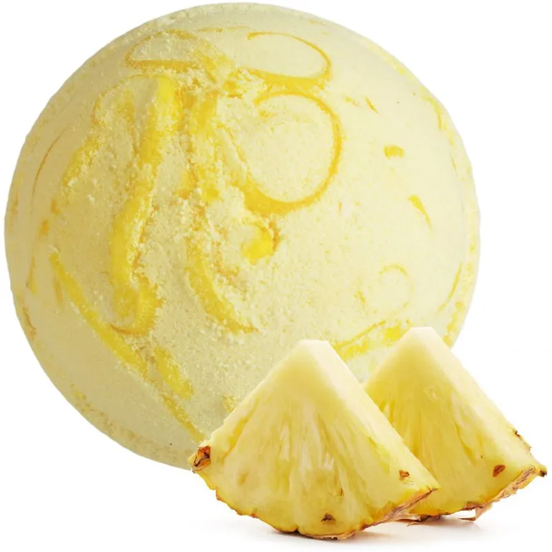 Kdmd Unisex Tropical Paradise Coco Bath Bomb - Pineapple in Yellow Yellow female