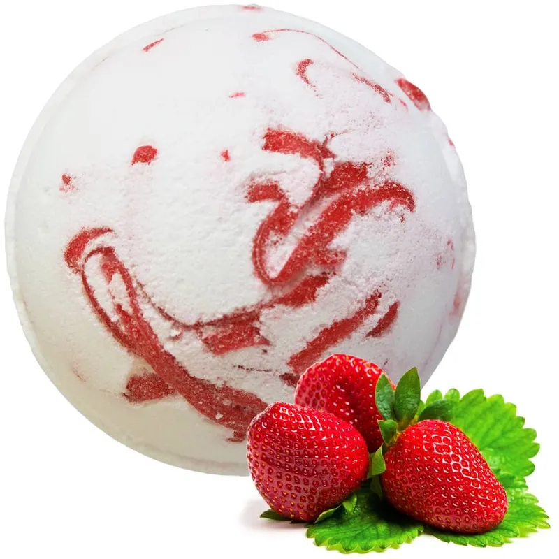 Kdmd Unisex Tropical Paradise Coco Bath Bomb - Strawberry in Red Red female