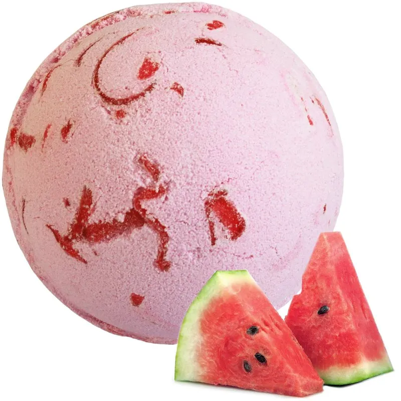 Kdmd Tropical Paradise Coco Bath Bomb - Watermelon in Pink - Pink