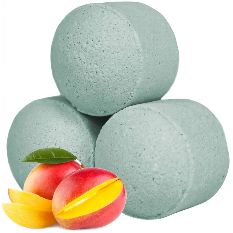 Kdmd 1.3Kg Box of Chill Pills (Mini Bath Bombs) - Mango in Green - Green
