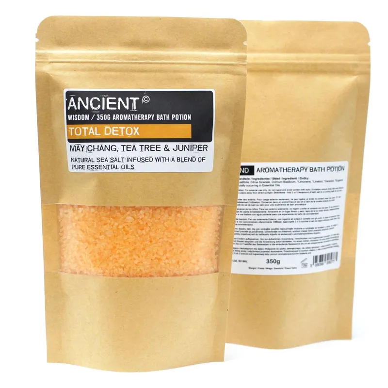 Kdmd Unisex Aromatherapy Bath Potion in Kraft Bag 350g - Total Detox in Orange Orange female