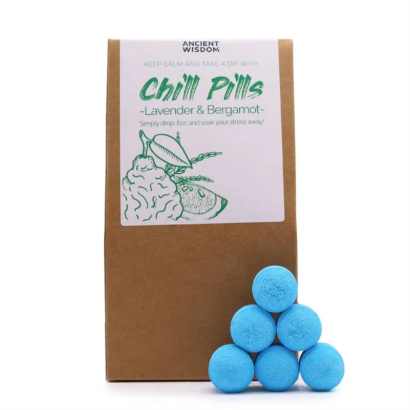Kdmd Unisex Chill Pills Gift Pack 350g - Lavender & Bergamot in Blue Blue One Size female