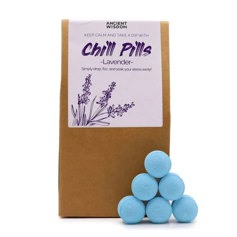 Kdmd Unisex Chill Pills Gift Pack 350g - Lavender in Blue Blue One Size female