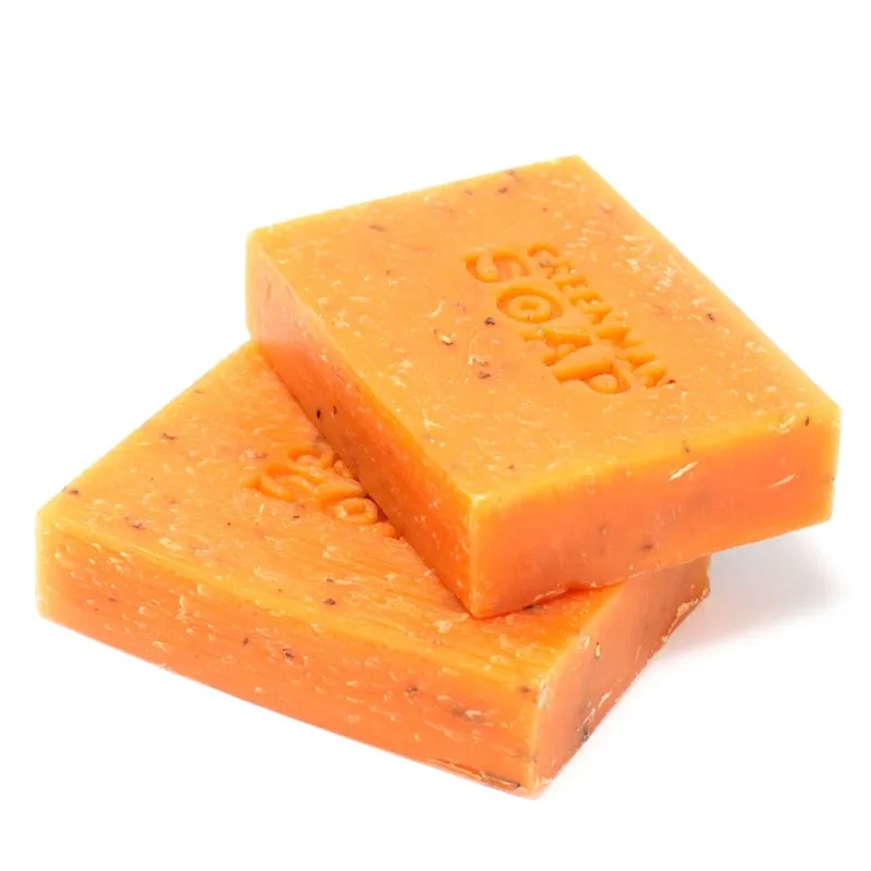 Kdmd Greenman Soap Slice 100g - Moroccan Argan in Orange - Orange