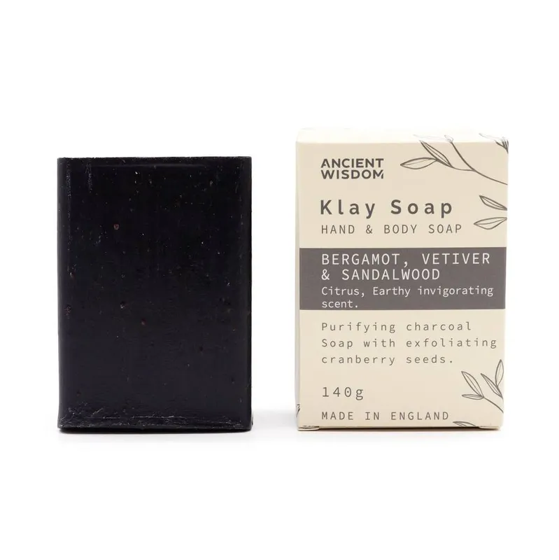 Kdmd Unisex Klay Soap - Bergamot & Sandalwood in Black Black One Size female