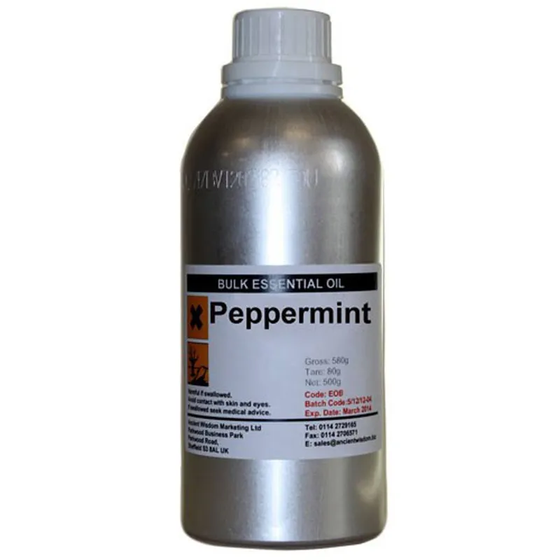 Kdmd Peppermint Essential Oil 0.5Kg in Silver - Silver