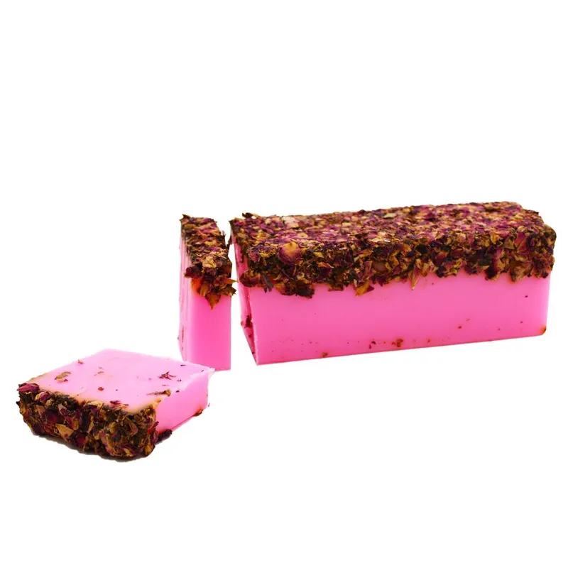 Kdmd Rose & Rose Petals - Soap Loaf in Pink - Pink - Size: One Size