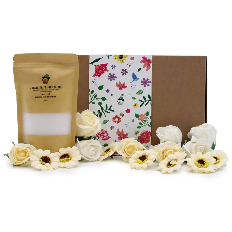 Kdmd Unisex Salt Soak Set - Cold & Flu in White White One Size female