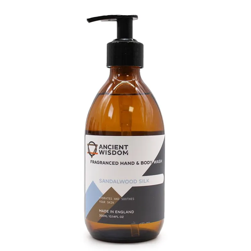 Kdmd Sandalwood Silk Hand & Body Wash 300ml in Orange Orange