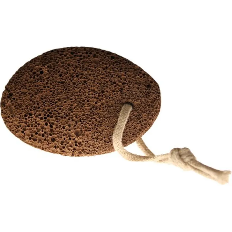 Kdmd Volcanic Foot Stone - Oval Shape in Brown - Brown