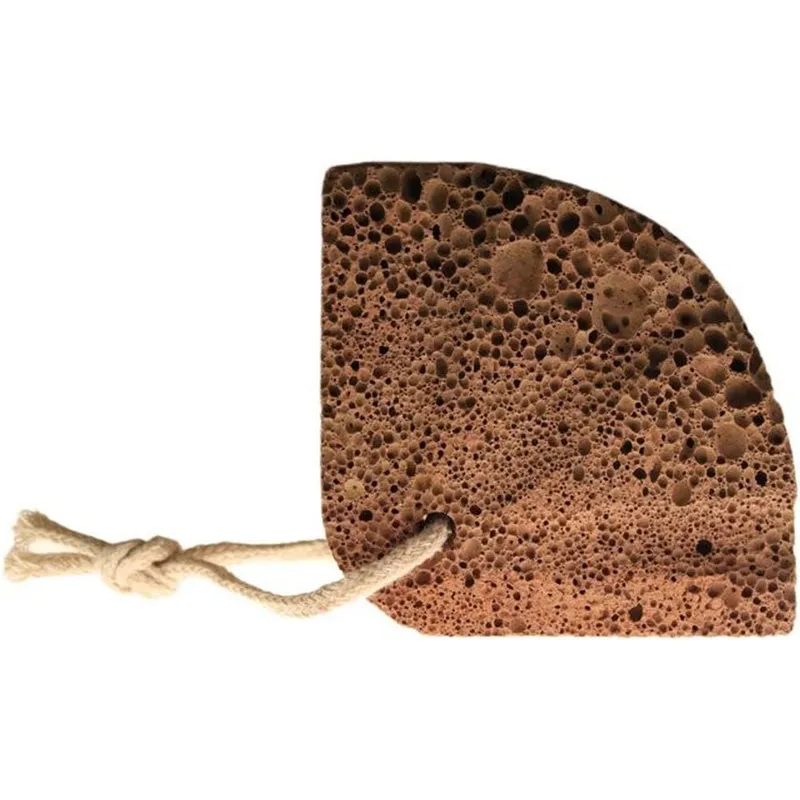 Kdmd Unisex Volcanic Foot Stone - Shell Shape in Brown Brown female