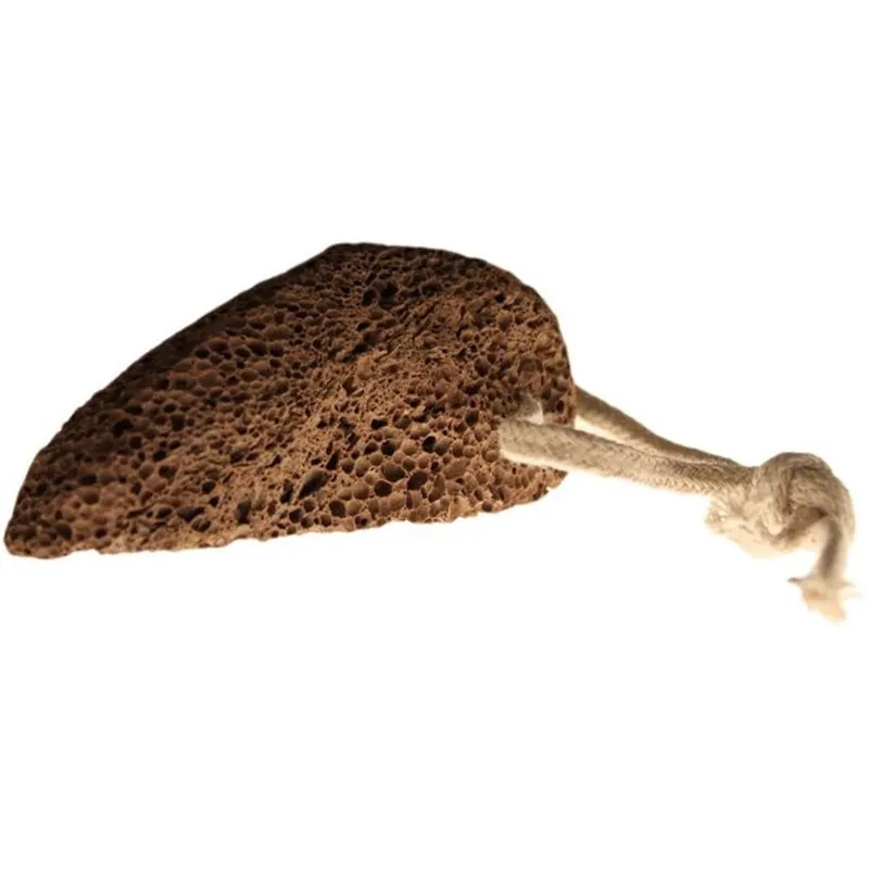 Kdmd Volcanic Foot Stone - Traditional Shape in Brown Brown