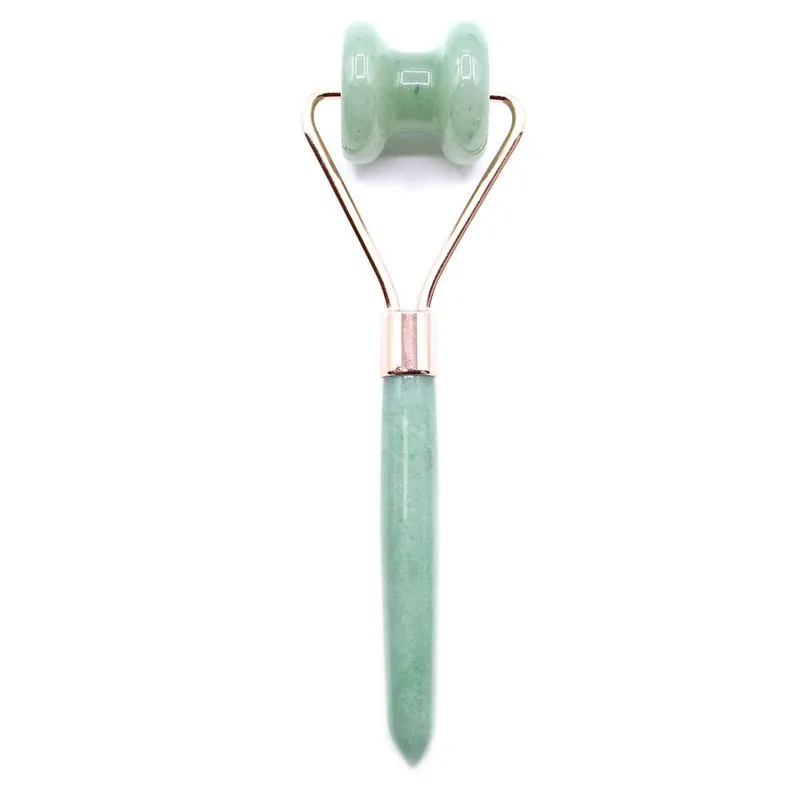 Kdmd Gemstone Jawline Roller - Jade in Green - Green