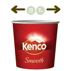Kenco In-Cup Smooth Roast White 25's 76mm Paper Cups