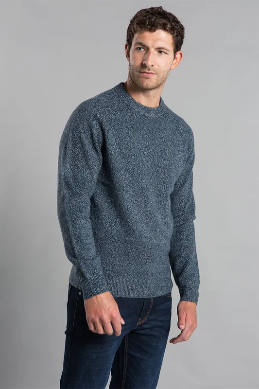 Kensington Mens Jersey Knit Raglan Crew Neck Jumper