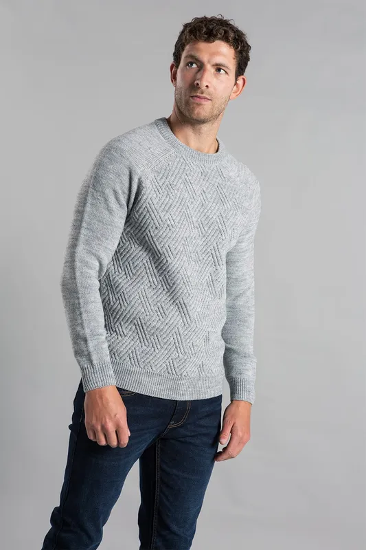 Kensington Mens Raglan Crew Neck Jumper