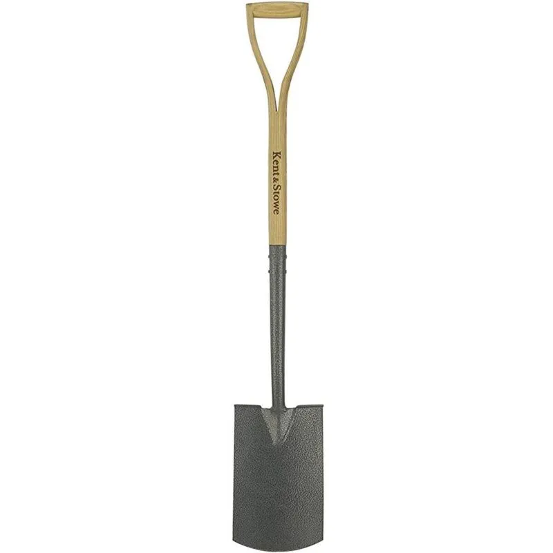 Kent & Stowe Carbon Steel Digging Spade in Beige Beige