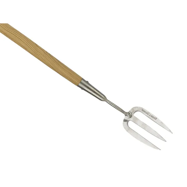 Kent and Stowe Carbon Steel Long Handle Weed Fork