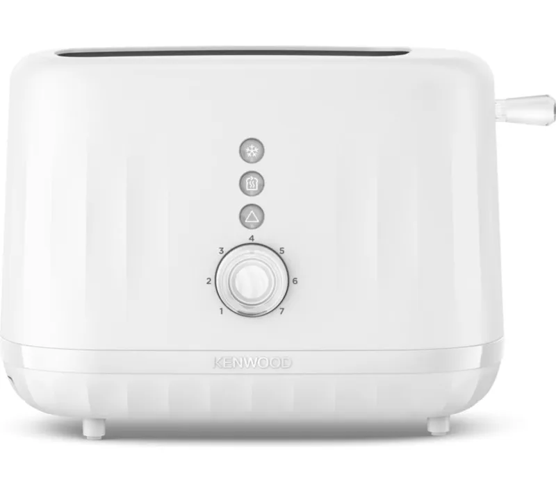 Kenwood Ripple TCP06.000WH 2-Slice Toaster - Pure White Matte, White