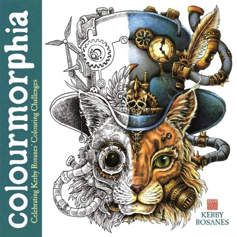 Michael O'Mara Books Ltd Colourmorphia : Celebrating Kerby Rosanes' Colouring Challenges