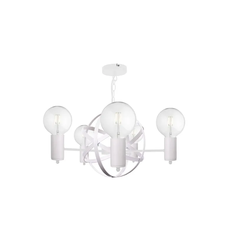 Keter Lighting Solar Pendant Ceiling Light White, 60cm, 5x E27