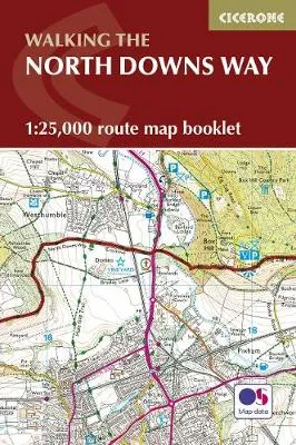 Kev Reynolds North Downs Way Map Booklet