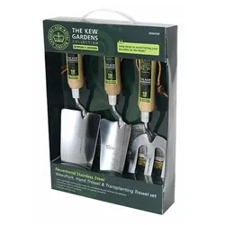 Kew Gardens [Spear & Jackson} S/S Fork & Trowel 3 Piece Set