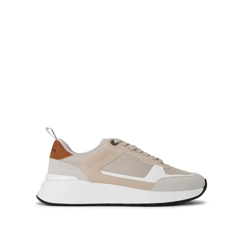 Kg Kurt Geiger Mens Jesse Sneakers - Beige - Size Uk 8