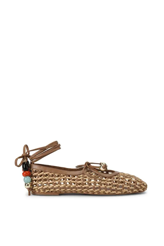 KG Kurt Geiger Women's 'Norah' Flats in Beige Size: 4 - Beige - Size: 4