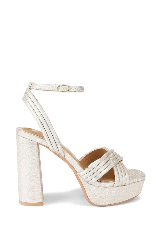 KG Kurt Geiger Women's 'Silo' Heels in Gold Size: 7 - Gold